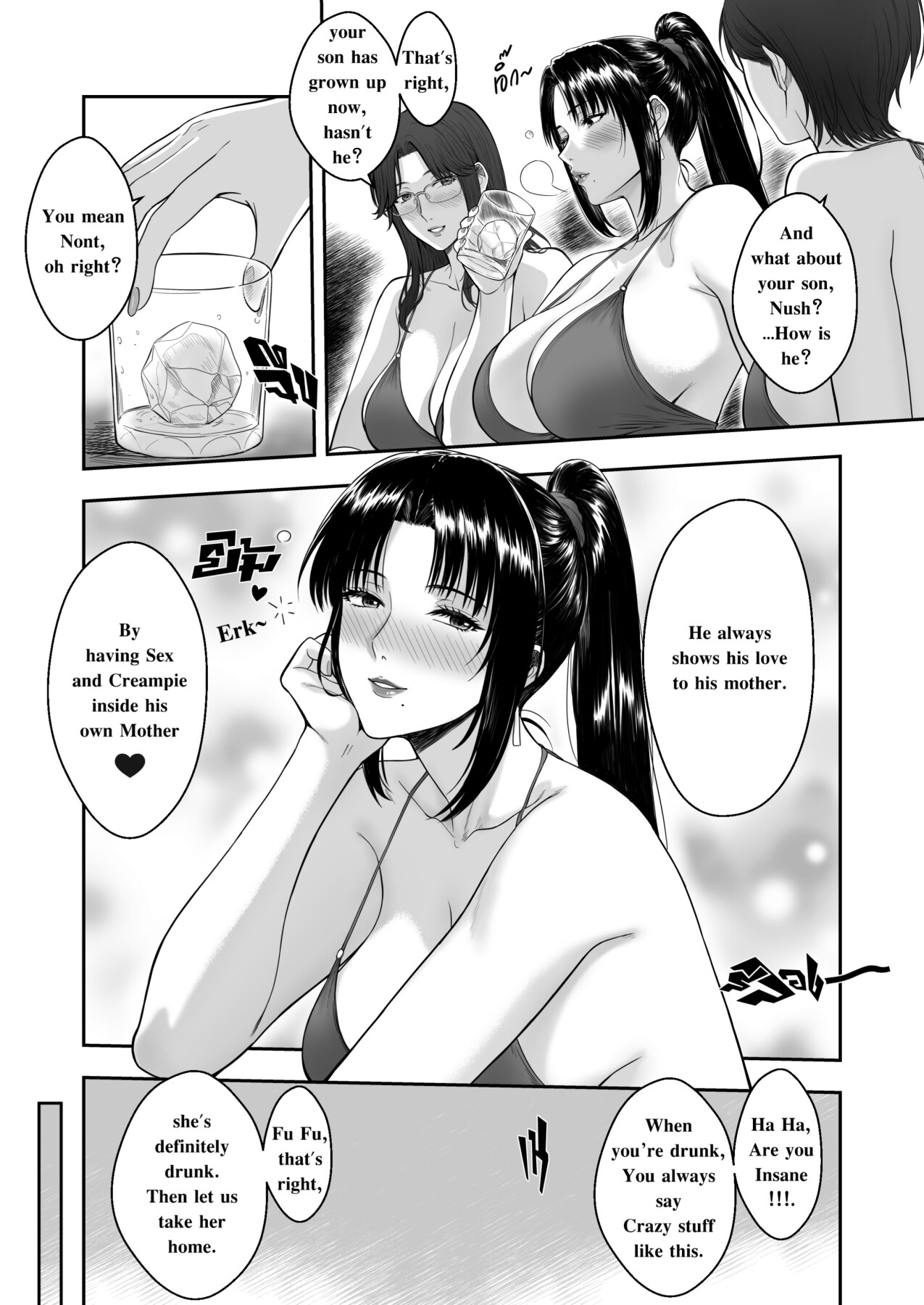 Hentai Manga Comic-My Mother's Friends 2-Read-6